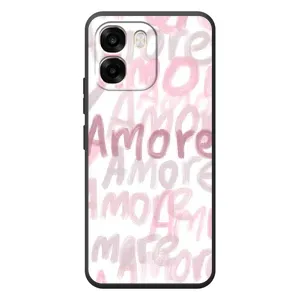 Чохол з розовим принтом для OPPO A6 (Аморе любов)