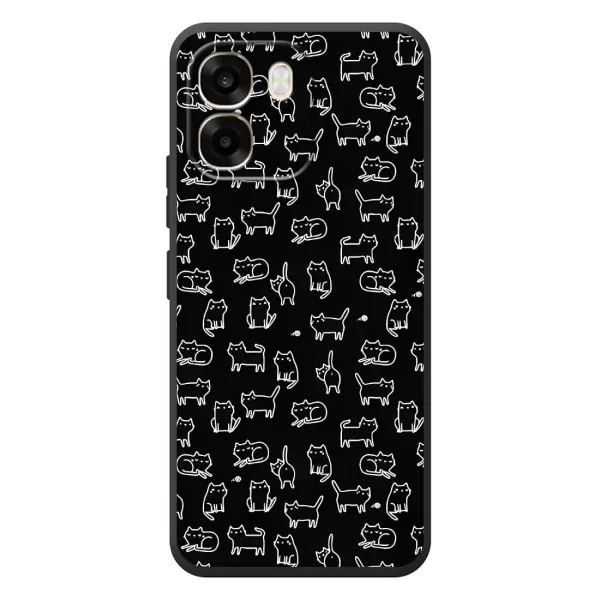 Чохол з принтом «Маленькі котики» для OPPO A6