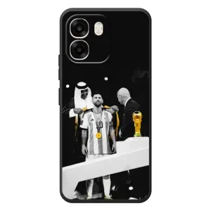 Чохли для OPPO A6 (Leo чемпіон) (AlphaPrint) (Мессі коронований)