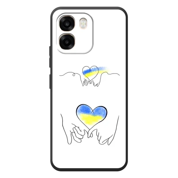 Чохол з принтом «Мир Україні» для OPPO A6 Чохол з принтом «Мир Україні» для OPPO A6