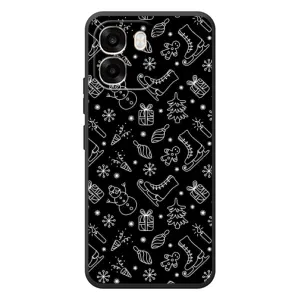 Новорічні, Святкові Чохли для OPPO A6 - 2024 год (Новорічний фон)