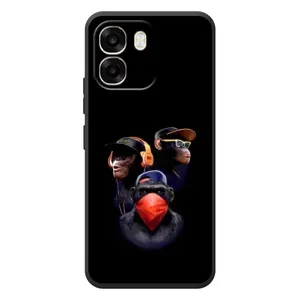 Чохол з Мавпами OPPO A6 - (AlphaPrint) (Три мавпи)