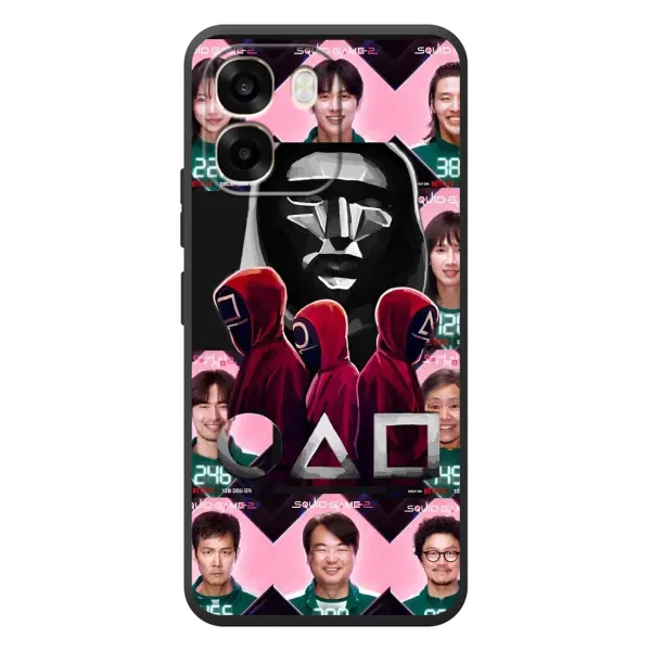 Чохол з принтом «Учасники Гра кальмара» для OPPO A6