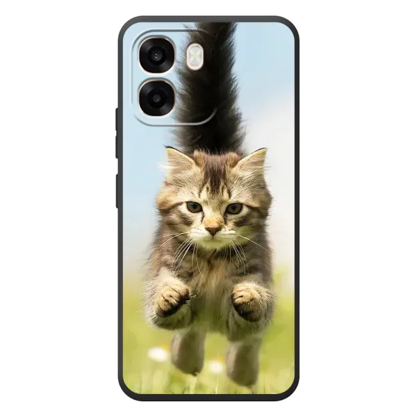 Чехол с принтом «Прыжок кота» для OPPO A6