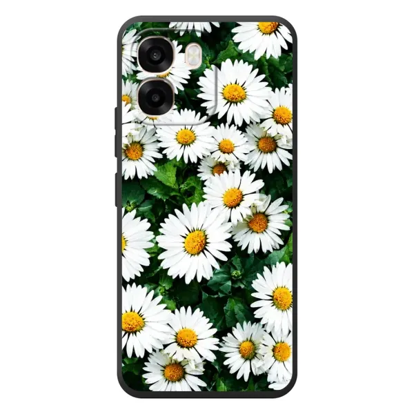 Чохол з принтом «Ромашки» для OPPO A6