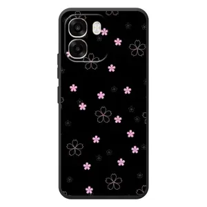 Чехол с розовым рисунком для OPPO A6
