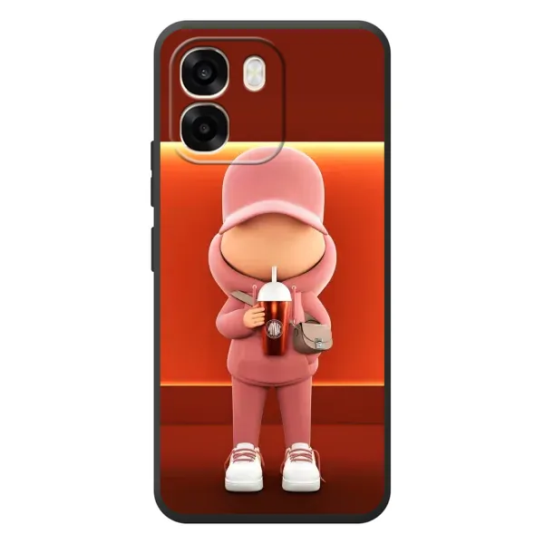 Чохол з принтом «З Кавою» для OPPO A6