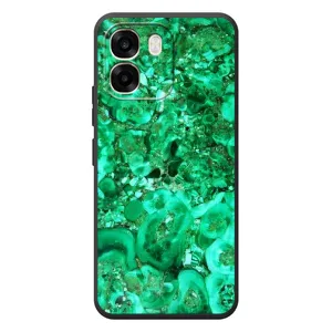 Мраморний чехол на OPPO A6 (VPrint) (Салатовий Мрамор)