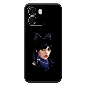 Чохли Венсдей на OPPO A6 Уенсдей (AlphaPrint) (серйозна Венздей)