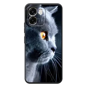 Чохли з Котиками для OPPO A6 (VPrint) (Сірий Кіт)