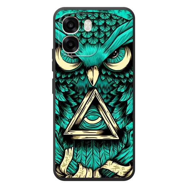 Чохол з принтом «Сова з оком» для OPPO A6