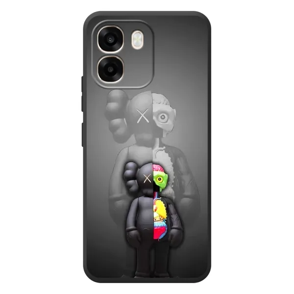 Чехол с принтом «Тело Bearbrick» для OPPO A6