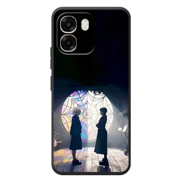 Чохол з принтом «Венздей та Інід» для OPPO A6
