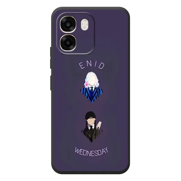 Чохол з принтом «Венздей і подруга» для OPPO A6