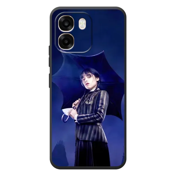 Чохол з принтом «Венсдей» для OPPO A6