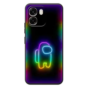 Чохли Амонг Ас для OPPO A6 (AlphaPrint) (Яскравий скін)