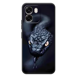 Чохол з картинкою 'Хижаки' для OPPO A6 (Чорна змія)