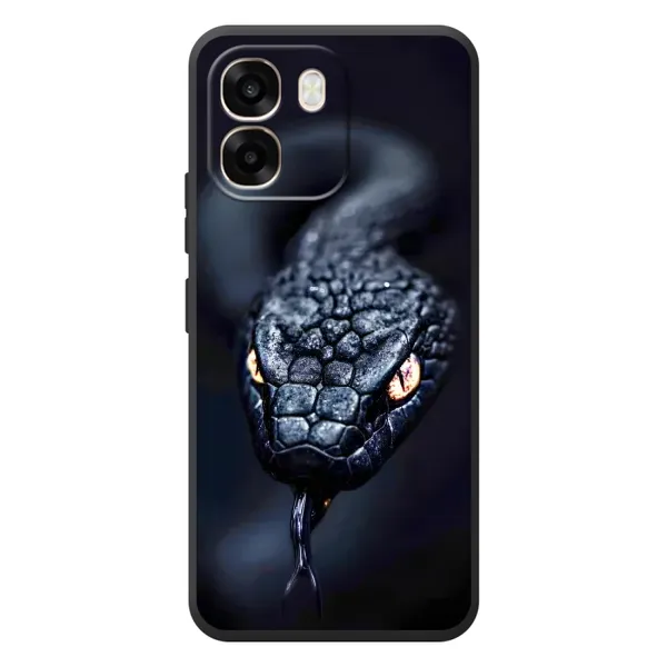 Чохол з принтом «Чорна змія» для OPPO A6