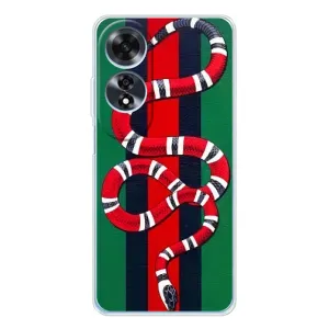 Чохли  GUCCI для Оппо А60 5Джі (AlphaPrint) (Gucci змія)