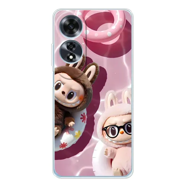 Чехол с принтом «Игрушка Лабубу» для OPPO A60 5G