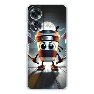 Чехол с мемом Тралалело тралала на OPPO A60 5G (Капучино асасино)