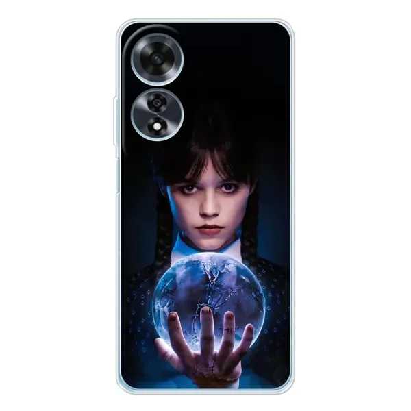 Чехол с принтом «Магическая сфера Уэнздей» для OPPO A60 5G