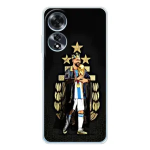 Чохли для OPPO A60 5G (Leo чемпіон) (AlphaPrint) (Мессі Король)