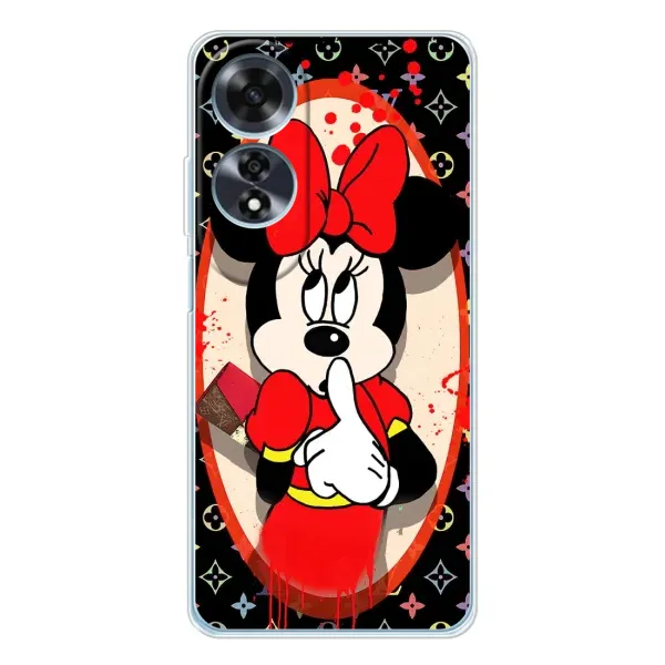 Чехол с принтом «Минни Маус ЛВ» для OPPO A60 5G