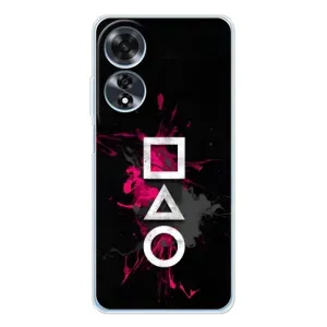 Чехол с принтом «Символы Игра кальмара» для OPPO A60 5G