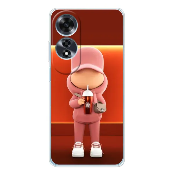 Чехол с принтом «С Кофе» для OPPO A60 5G