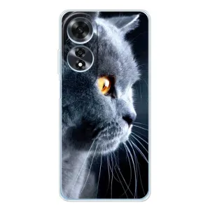 Чохли з Котиками для OPPO A60 5G (VPrint) (Сірий Кіт)