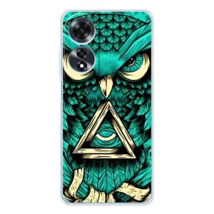 Чохол з пташками на OPPO A60 5G (VPrint) (Сова з оком)