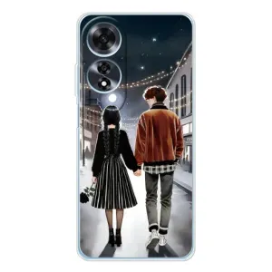 Чехол с дизайном Венздей 2 на OPPO A60 5G (Уэнздей и Тайлер)