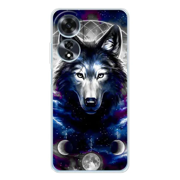 Чехол с принтом «Волк» для OPPO A60 5G