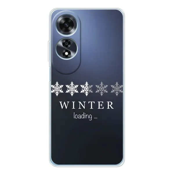 Чохол з принтом «Winter loading» для OPPO A60 5G