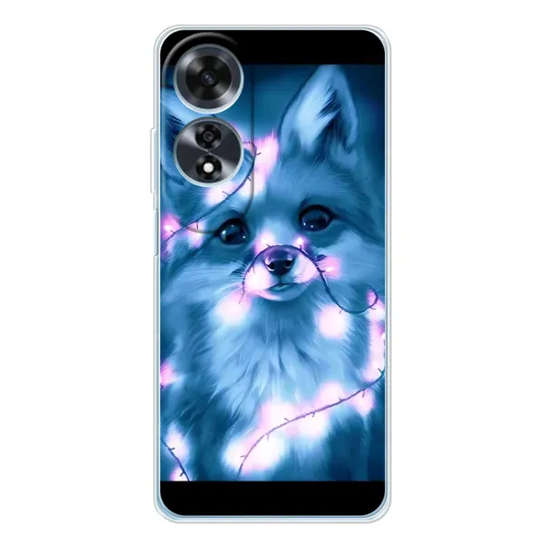 Чехол с принтом «Яркая лисичка» для OPPO A60 5G