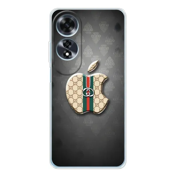 Чехол с принтом «Apple gucci» для OPPO A60