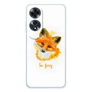 Чохли з картинкою Лисичка для OPPO A60 (VPrint) (Дівчинка Лиса)