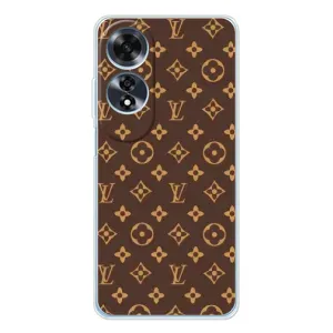 Чохли Луі Вітон для OPPO A60 (AlphaPrint - LOUIS VUITTON) (фон LOUIS VUITTON)