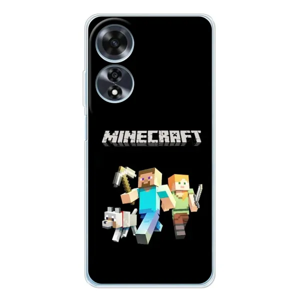 Чехол с принтом «герои Minecraft» для OPPO A60 Чехол с принтом «герои Minecraft» для OPPO A60