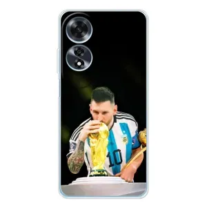 Чехлы для OPPO A60 (Leo чемпион) (AlphaPrint) (Кубок Месси)