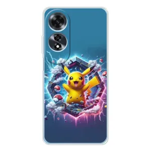 Чохол з Пікачу на OPPO A60 (Лого Пікачу)