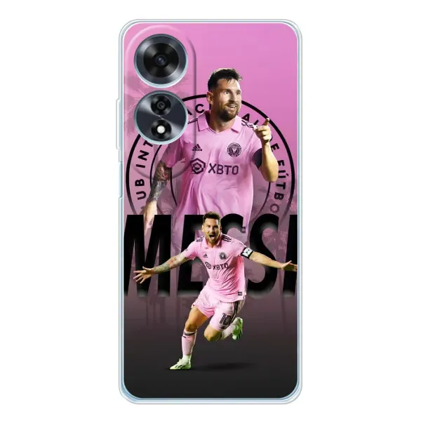 Чехол с принтом «Messi Miami» для OPPO A60