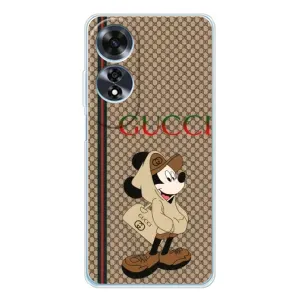 Чехлы ГУЧЧИ для Оппо А16 (AlphaPrint) (Mickey GUCCI)