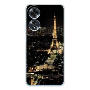 Чехол Эйфелева Башня для OPPO A60 - (AlphaPrint) (Ночной Париж)