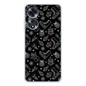 Новорічні, Святкові Чохли для OPPO A60 - 2024 год (Новорічний фон)