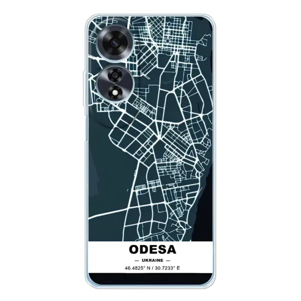 Чехол с принтом «Одесса» для OPPO A60