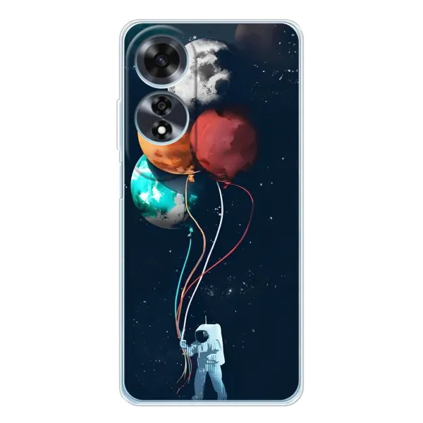 Чехол с принтом «Планеты шарики» для OPPO A60