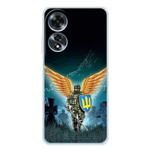 Чехлы с картинкой ЗСУ для OPPO A60 (AlphaPrint) (Солдат ЗСУ)