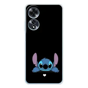 Чехол с принтом «Стич на черном» для OPPO A60